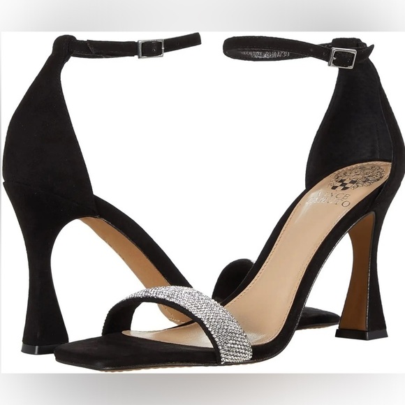 Vince Camuto Relasha Sandal in black Rhinestones - Picture 4 of 16